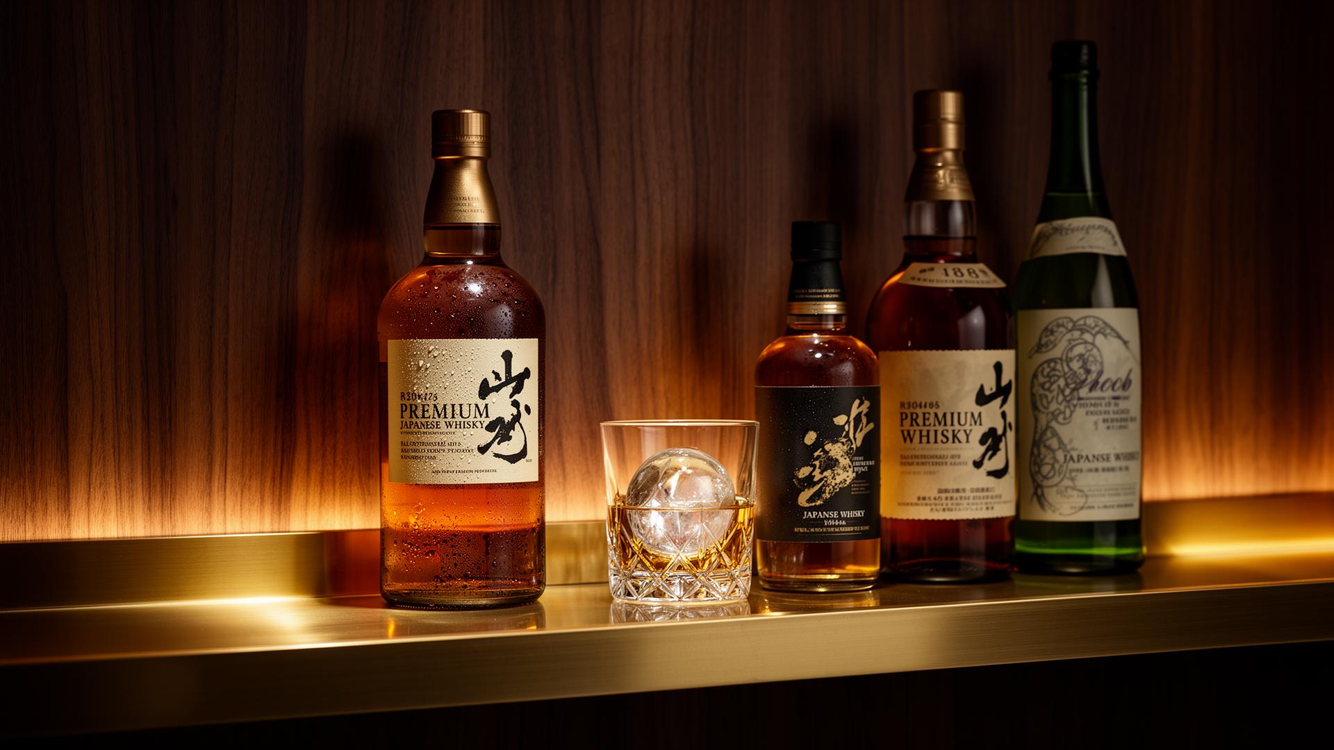 Japanese whisky and sake collection
